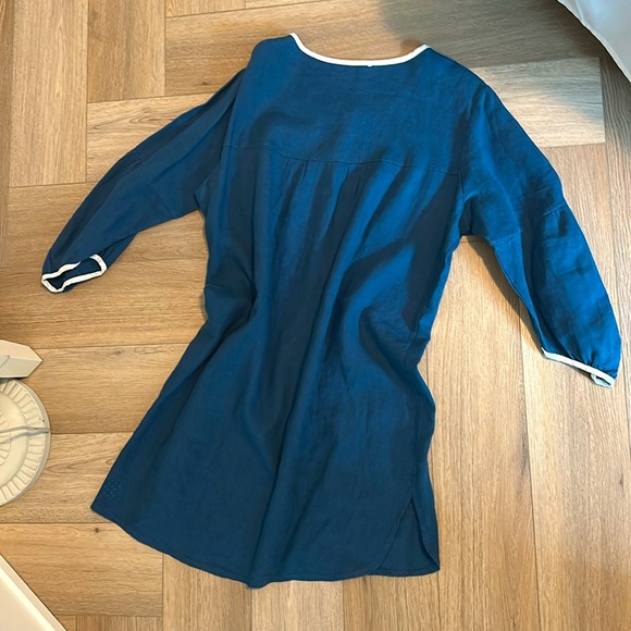 Linen blue dress brand new size 12 - Picture 7 of 7